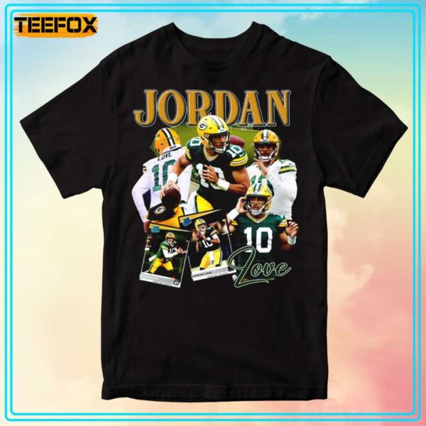 Jordan Love Green Bay Packers Short Sleeve T Shirt 1706188883