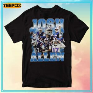 Josh Allen 90s Vintage Bootleg Short Sleeve T Shirt 1706188887