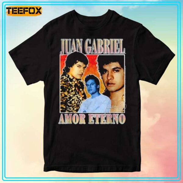 Juan Gabriel Amor Eterno Signature Short Sleeve T Shirt 1706188886