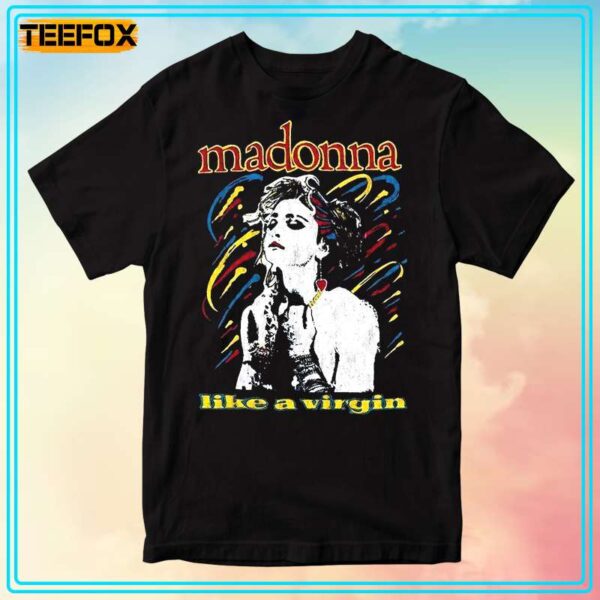 Madonna Like A Virgin Short Sleeve T Shirt