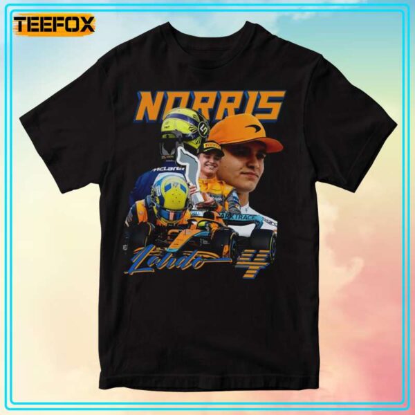 Norris Lando Driver Racing Championship Short Sleeve T Shirt 1706188887