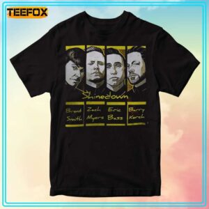 Shinedown Band Members Vintage Short Sleeve T Shirt 1706188892