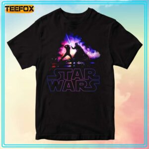 Star Wars Crossing Sabers Duel Black Short Sleeve T Shirt 1706188897