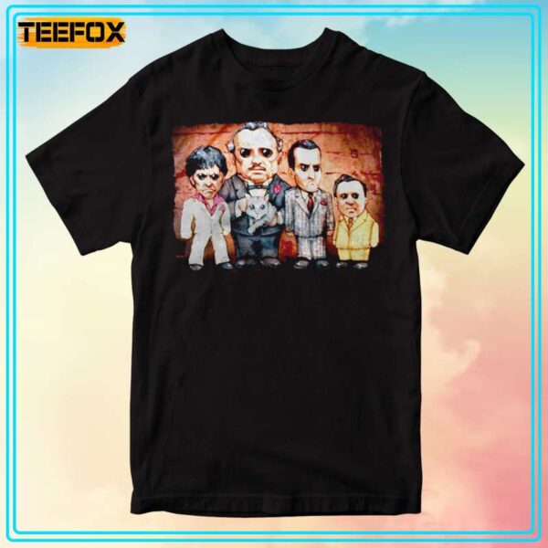The Godfather Gangster Line Up Short Sleeve T Shirt 1706188894
