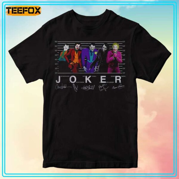 The Mugshot Batman Joaquin Phoenix Suicide Squad Short Sleeve T Shirt 1706188899