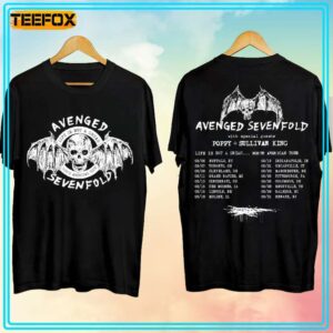 Avenged Sevenfold Life Is But A Dream Tour 2024 Concert T Shirt