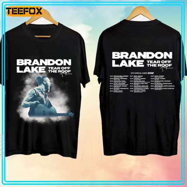 Brandon Lake Tear Off The Roof Tour 2024 Concert T Shirt 1707748814