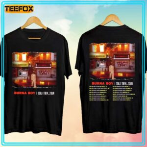 Burna Boy I Told Them Tour 2024 Concert T Shirt
