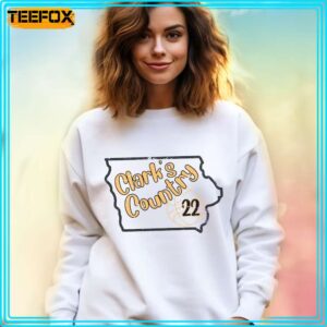 Caitlin Clark Clarks Country 22 Iowa Basketball T Shirt 1707748825