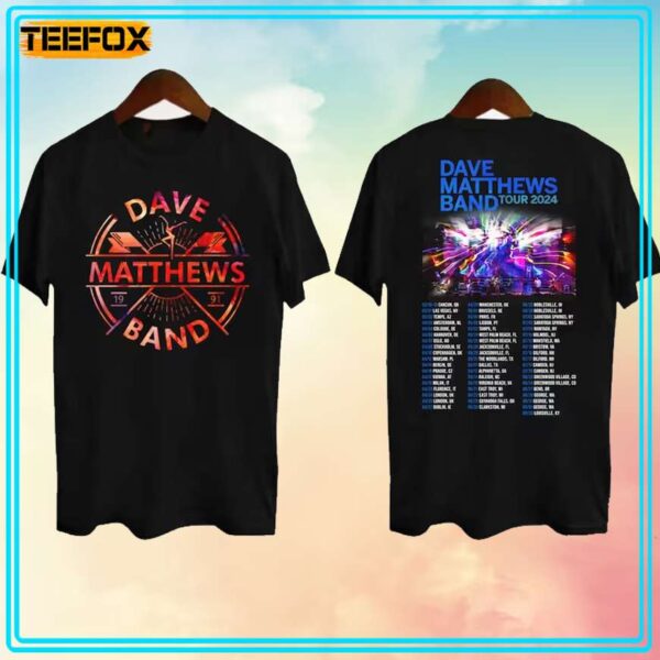 Dave Matthews Band Summer Tour 2024 Concert T Shirt 1707748814