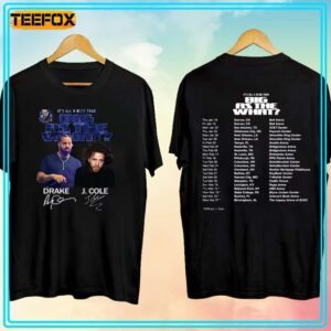 Drake J Cole Its All Blur Tour 2024 Big As The What T Shirt
