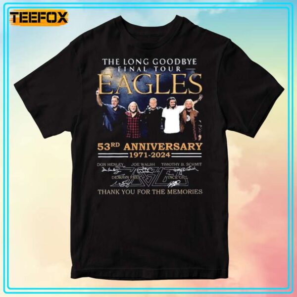 Eagles The Long Goodbye Final Tour 53rd Anniversary 1971 2024 T Shirt 1707748809