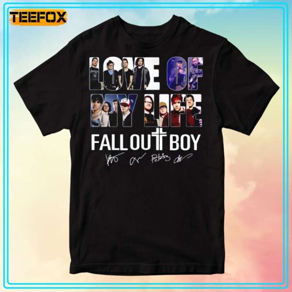 Fall Out Boy Signatures Love Of My Life T Shirt