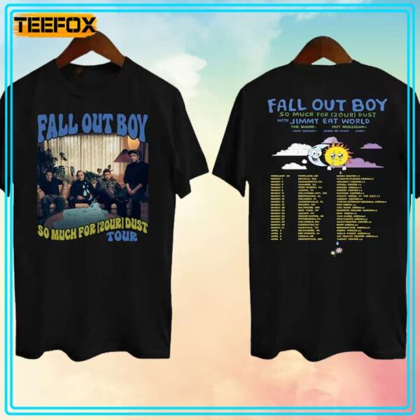 Fall Out Boy So Much For 2our Dust Tour 2024 T Shirt
