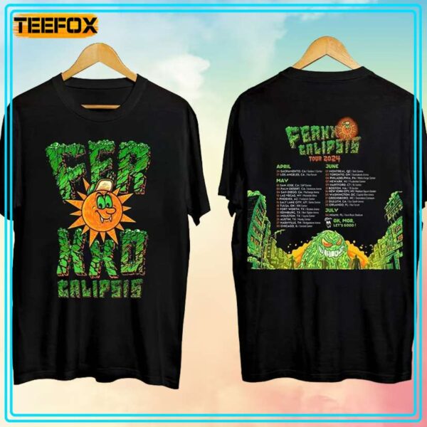 Feid Ferxxocalipsis World Tour 2024 Concert T Shirt