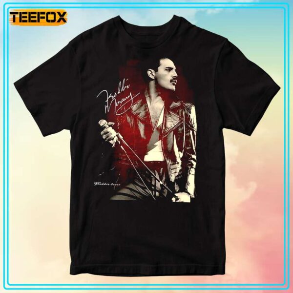 Freddie Mercury Freddie 4ever The Show Must Go On Retro T Shirt
