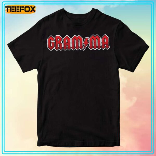 Gramma Rock Roll Music T Shirt
