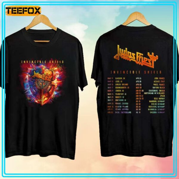 Judas Priest Invincible Shield Tour 2024 T Shirt