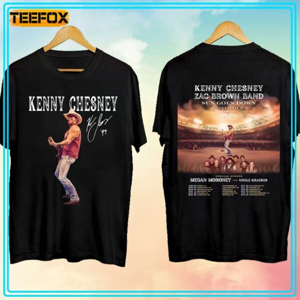 Kenny Chesney Sun Goes Down Tour 2024 Concert T Shirt