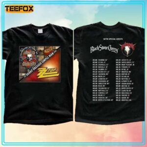 Lynyrd Skynyrd ZZ Top Sharp Dressed Simple Man US Tour 2024 Unisex T Shirt 1707326976