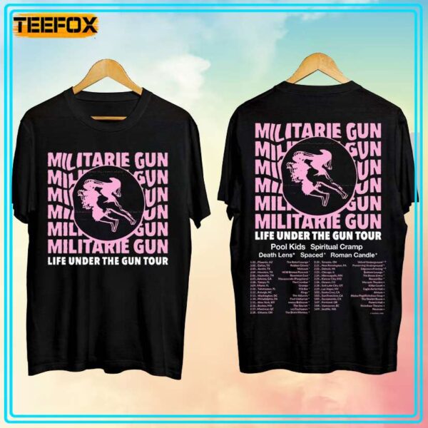 Militarie Gun Life Under The Gun Tour 2024 Unisex T Shirt