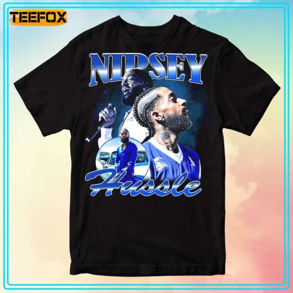 Nipsey Hussle Portrait Rap Unisex Tee Shirt