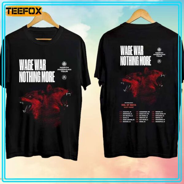 Nothing More and Wage War Spring US Tour 2024 T Shirt