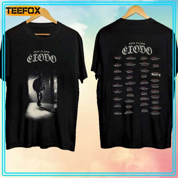 Peso Pluma Exodo Tour 2024 Concert T Shirt