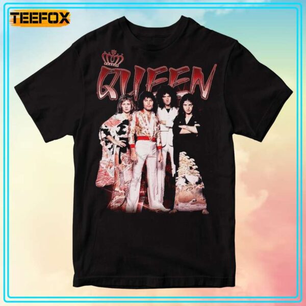 Queen Band Members Retro T Shirt