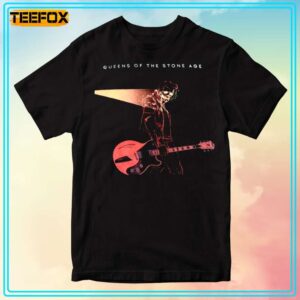Queens Of The Stone Age Skeleton Guitar Music T shirt 1707748826