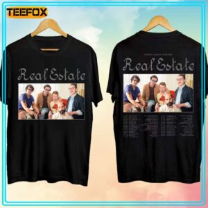Real Estate Infinite Jangle Tour 2024 Concert T Shirt
