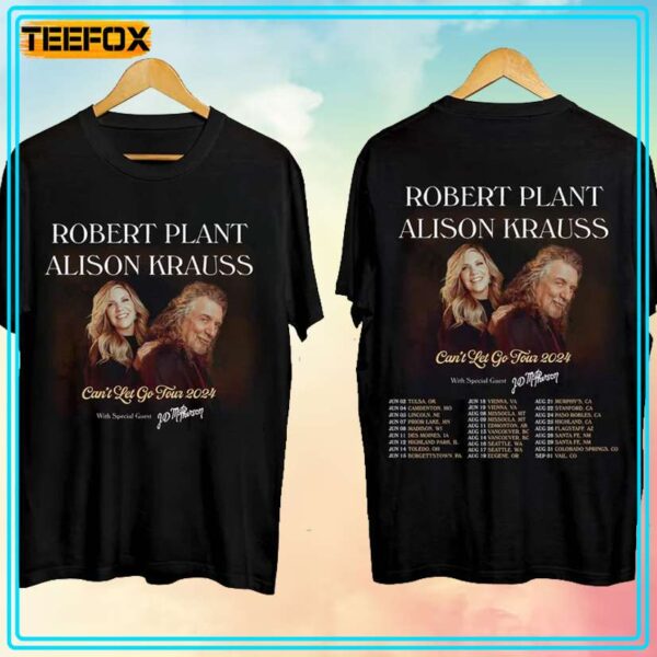 Robert Plant and Alison Krauss Cant Let Go Tour 2024 T Shirt