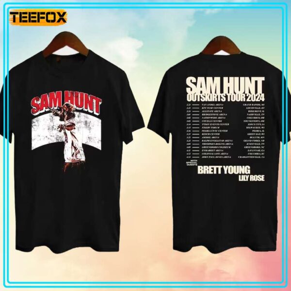 Sam Hunt Outskirts Concert 2024 Unisex T Shirt