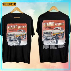 Staind Announces The Tailgate Tour With Special Guests Seether Featuring Saint Asonia Tim Montana T Shirt