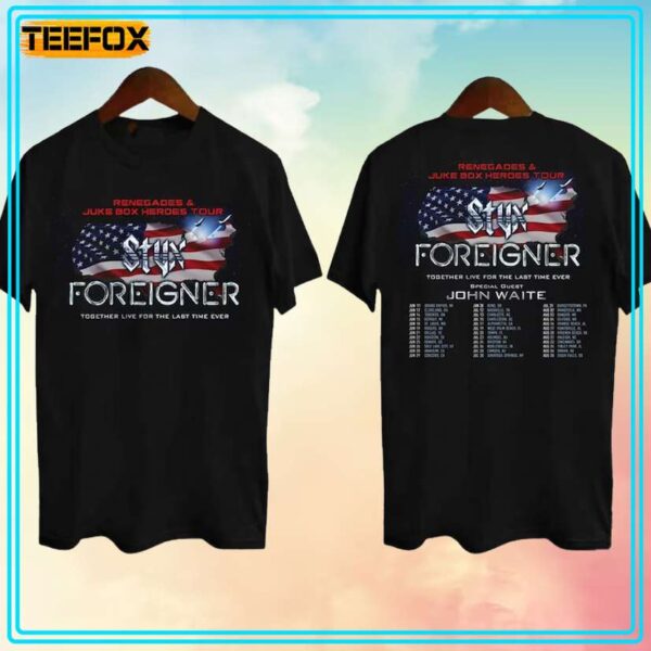 Styx And Foreiner Band Concert 2024 T Shirt