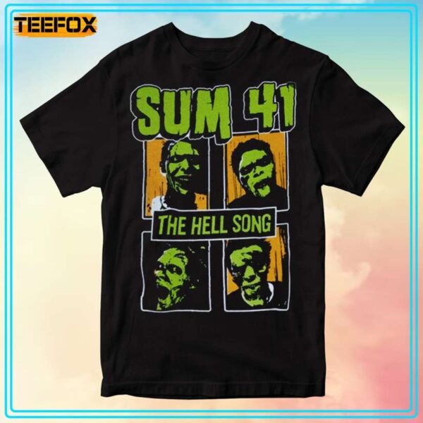 Sum 41 Band The Hell Song T Shirt