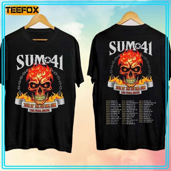 Sum 41 Tour Concert 2024 2025 T Shirt