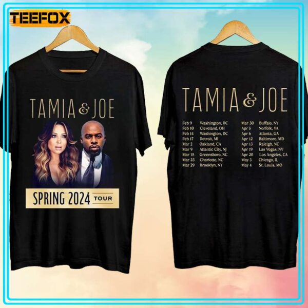 Tamia and Joes Spring Tour 2024 Unisex T Shirt
