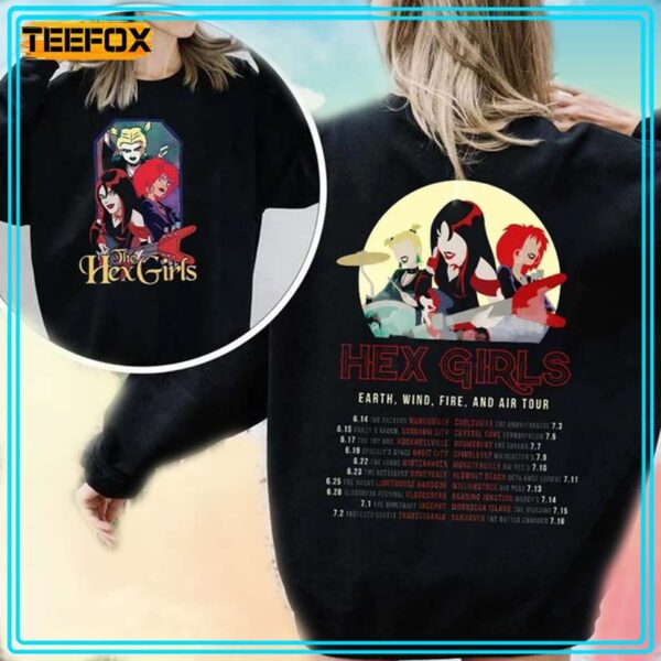 The Hex Girls Earth Wind Fire And Air Tour T Shirt