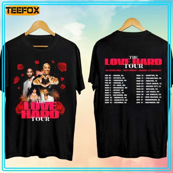 The Love Hard Tour 2024 Concert T Shirt