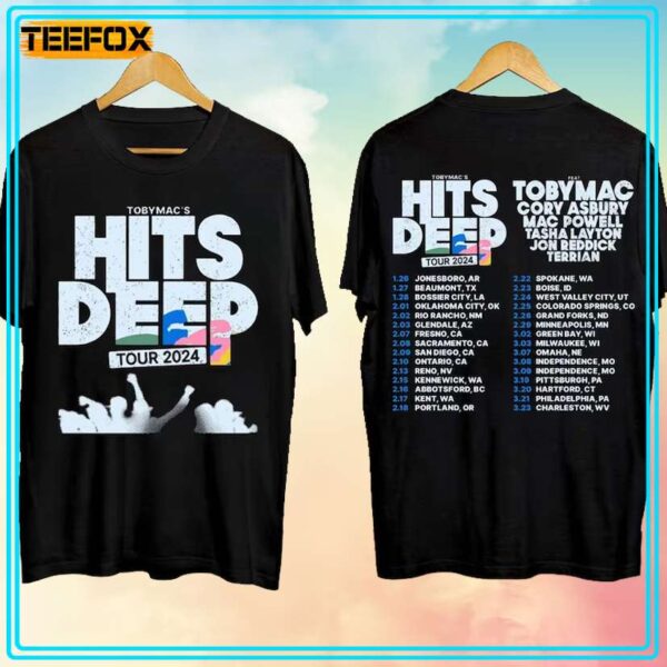 TobyMac Hits Deep Tour 2024 Concert Unisex T Shirt
