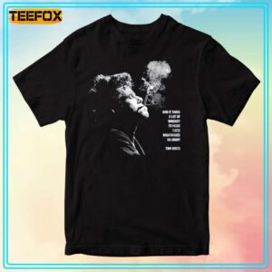 Tom Waits Smoking Retro T Shirt