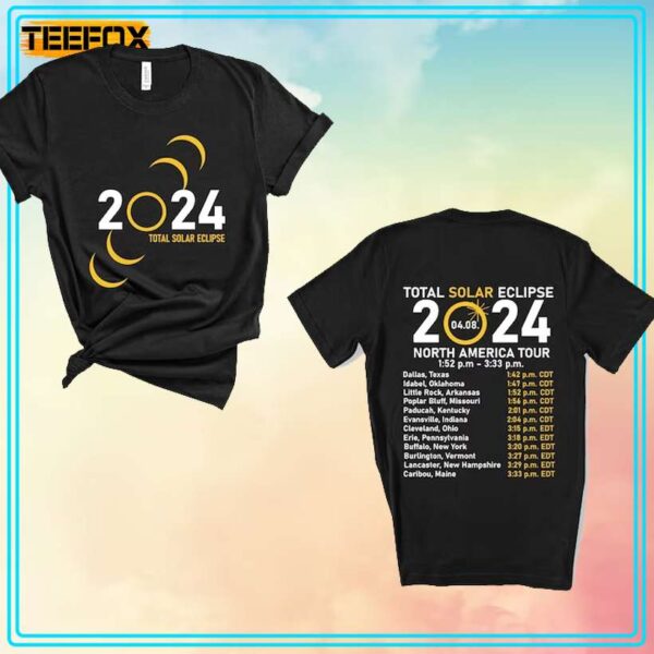 Total Solar Eclipse 2024 Tour Music T Shirt 1707326975