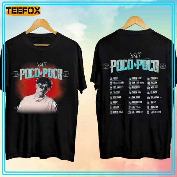 Xavi Poco A Poco Tour 2024 Concert T Shirt