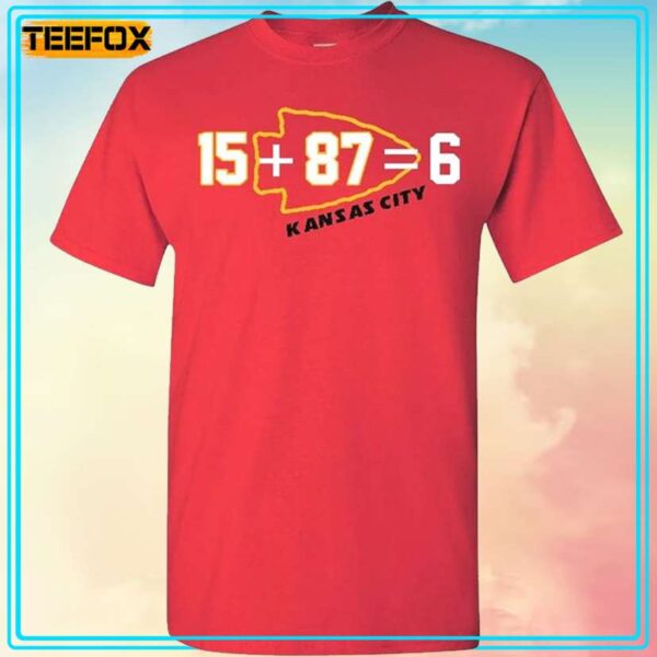 15 87 6 Kansas City Football Team T Shirt