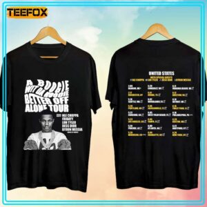 A Boogie Wit A Hoodie Better Off Alone Tour 2024 Rap T Shirt