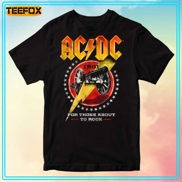 ACDC For Those About To Rock Unisex T Shirt