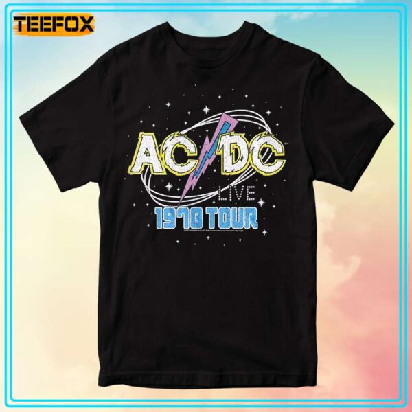 ACDC Live Tour 1978 Unisex T Shirt