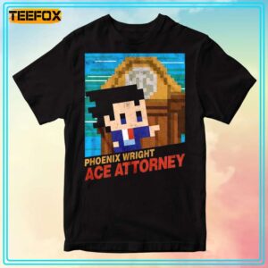 Ace Attorney Phoenix Wright 8 Bit T Shirt