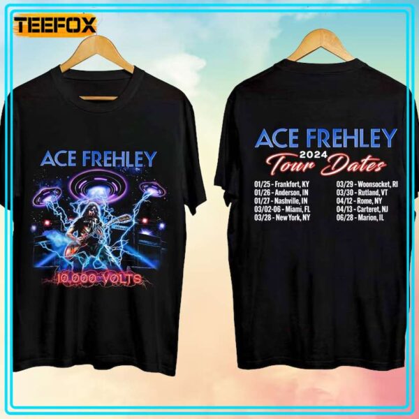 Ace Frehleys 2024 Tour Dates Concert T Shirt